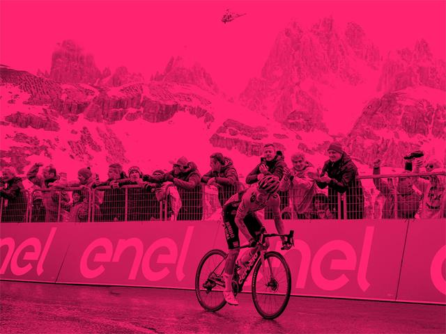 Foto für Giro d'Italia 2024: Start 17. Etappe Wolkenstein - Passo Brocon